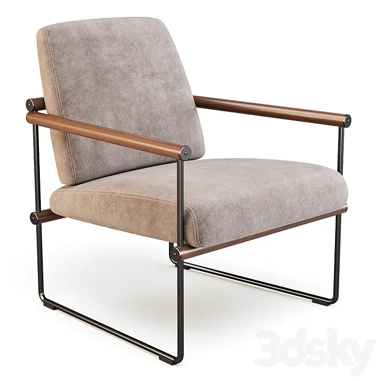 Ghyczy: Audrey S12 - ArmChair 3D Model Free