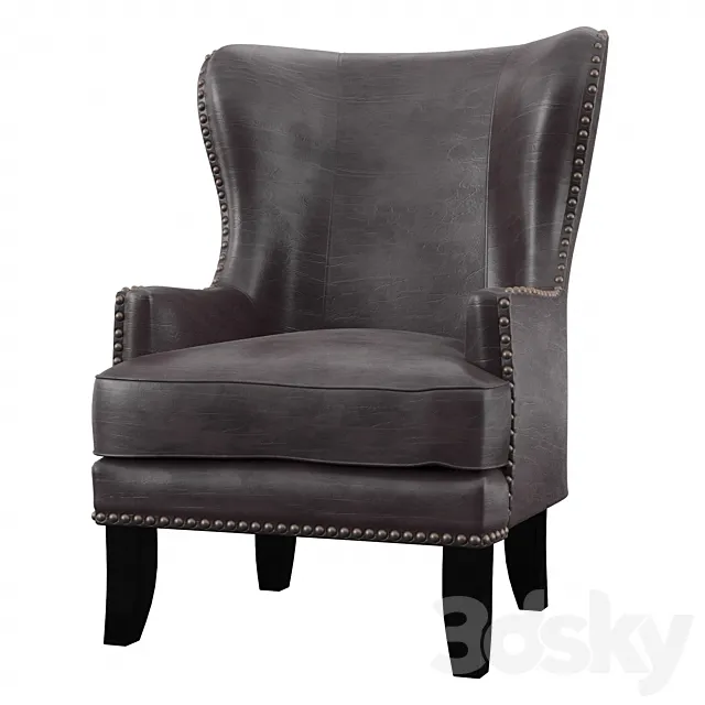 Giambrone wingback chair 3D Model