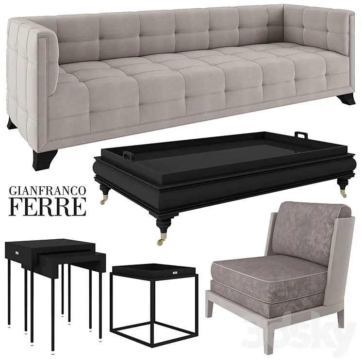 Gianfranco Ferre Home 3D Model Free