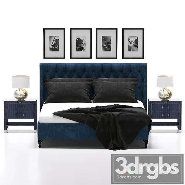 Gianfranco Ferre Home Bed 3D Model Free