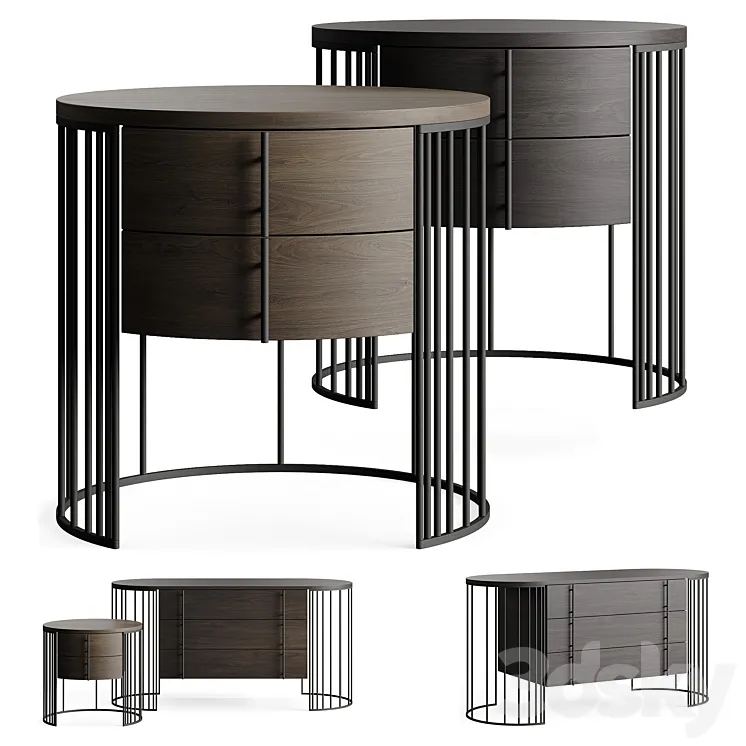 Gianfranco Ferre Home Doppler Living Collection 3D Model Free