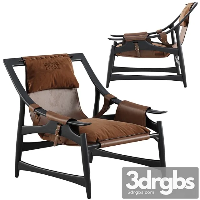 Gianfranco ferre kalamaja armchair 3D Model Free