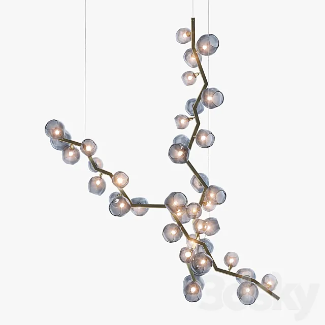 Gianfranco Ferre Viper Chandelier 3D Model