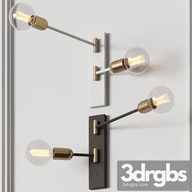 Gibas Ago Wall Lamps 3D Model Free