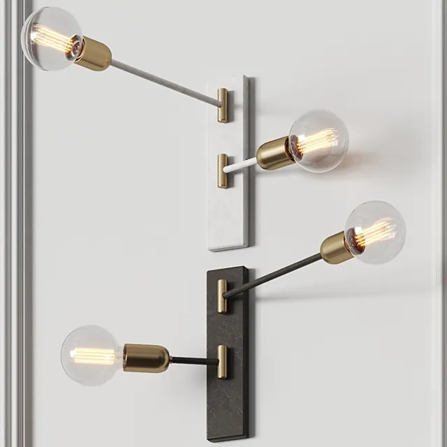 Gibas Ago Wall Lamps 3D Model