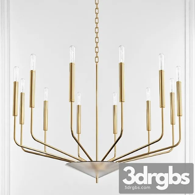 Gideon 14 Light Candle Style Classic 3D Model Free