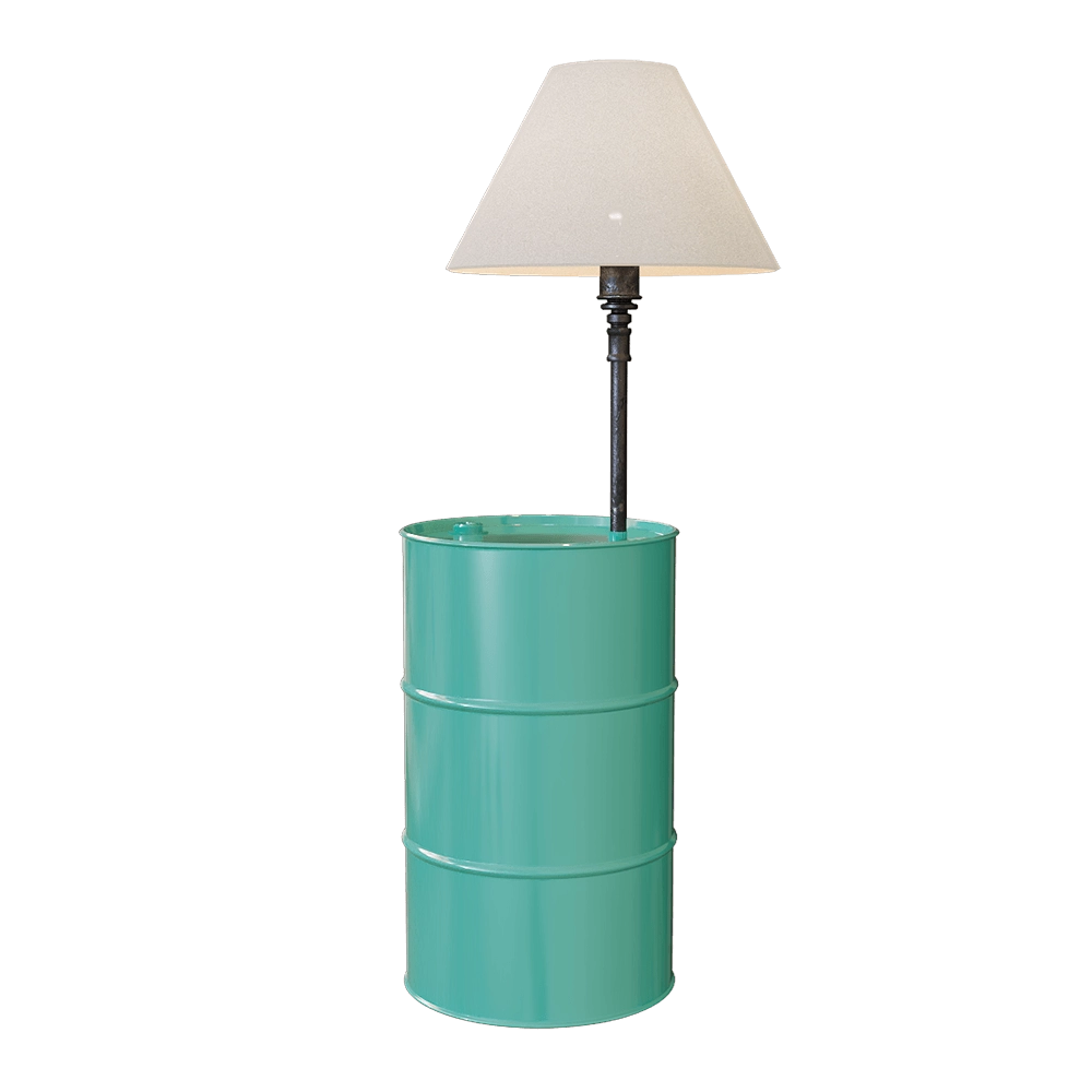 Gie El  - Floor lamp BARREL LGH0152 3D Model