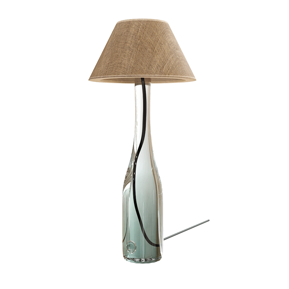 Gie El  - Glass table lamp FOG medium LGH0191 3D Model