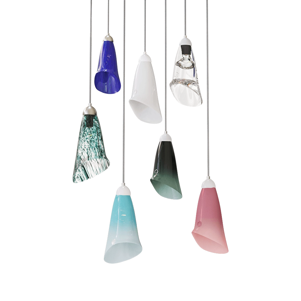 Gie El  - Pendant lamp HORN LGH0260 3D Model