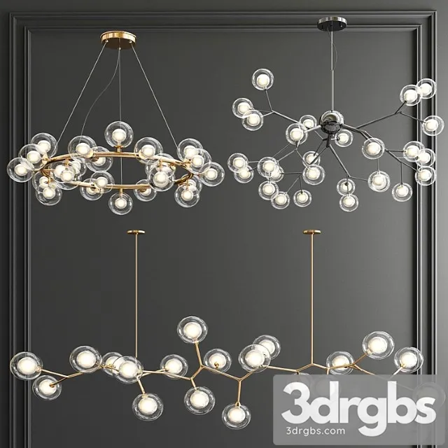 Giffin minosi bubbles chandelier - 3 type