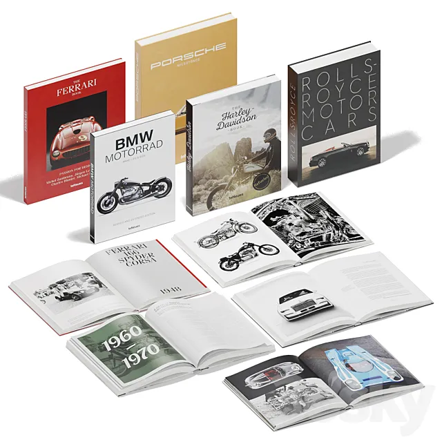 Gift books 01 3DModel