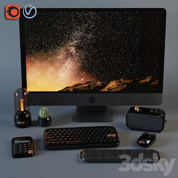 gift set Xiaomi LOFREE Mojin 3D Model