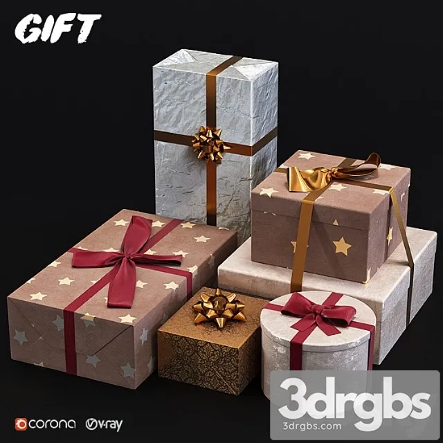 Gifts 3D Model Free