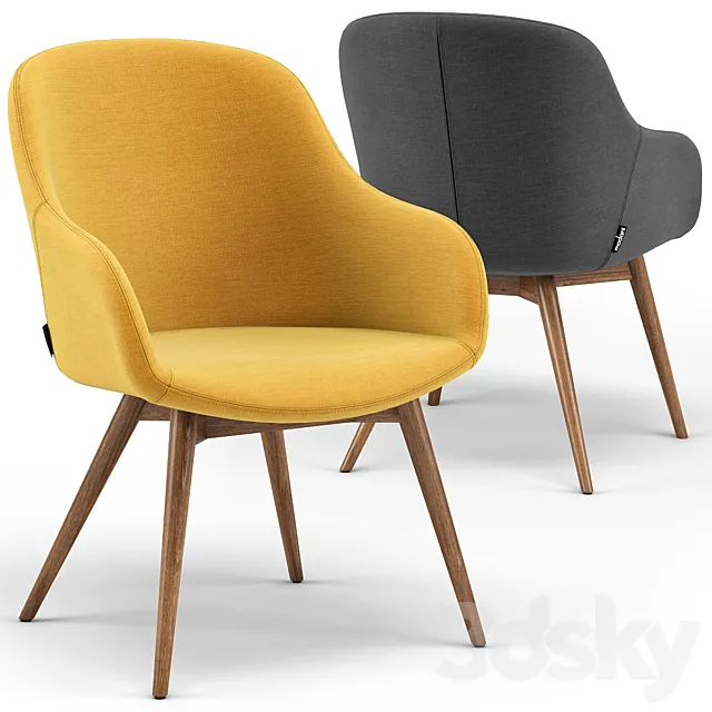 Gilly dining chair 3D Model