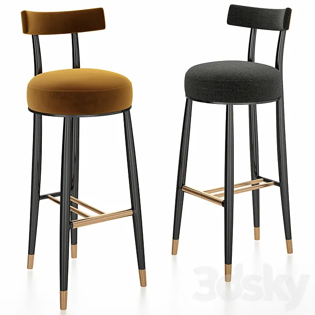 GILMORE BAR STOOL 3D Model