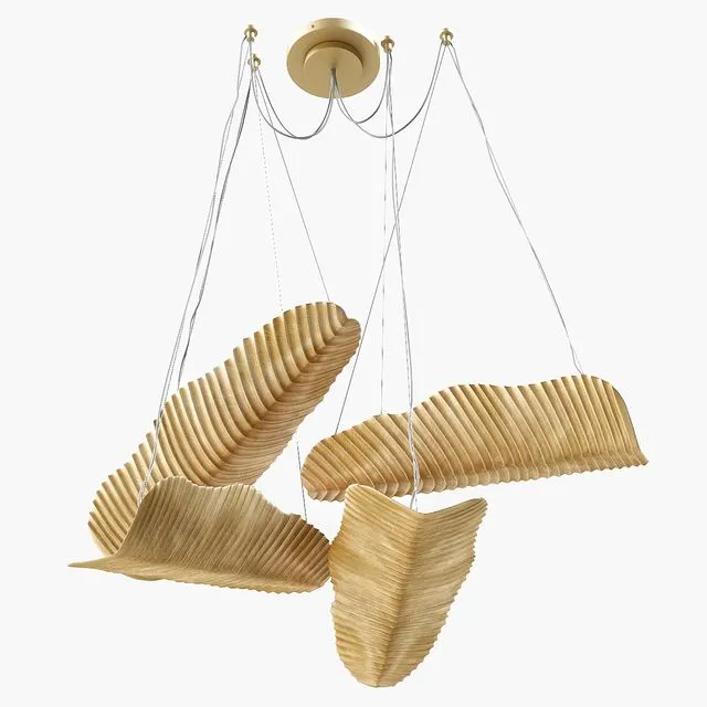 Ginger and Jagger Bananas Suspension Lamp 3D Model