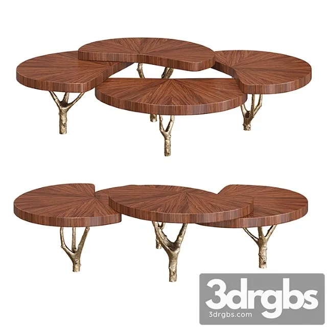 Ginger and jagger lily coffee table 2 3D Model Free