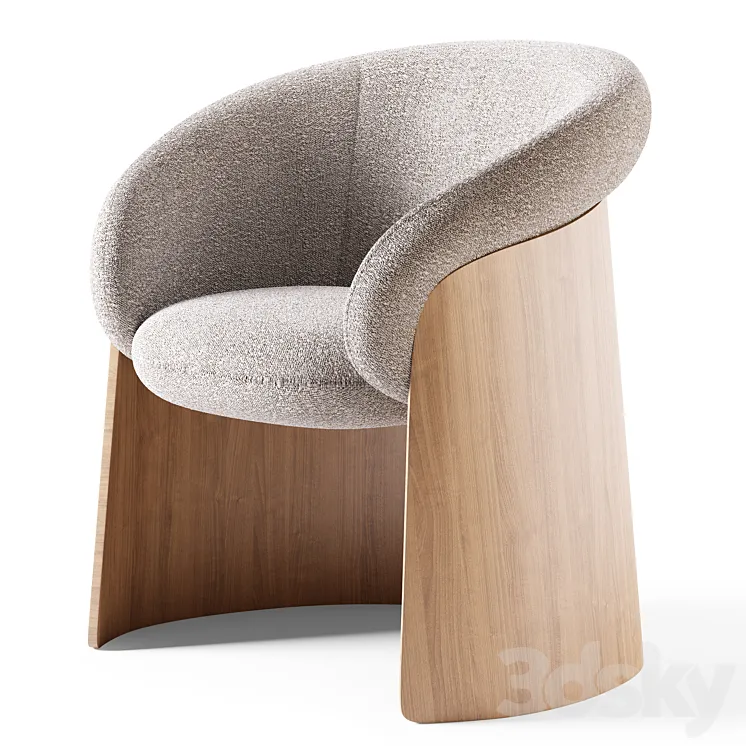GINGER MADERA Chair 3D Model Free