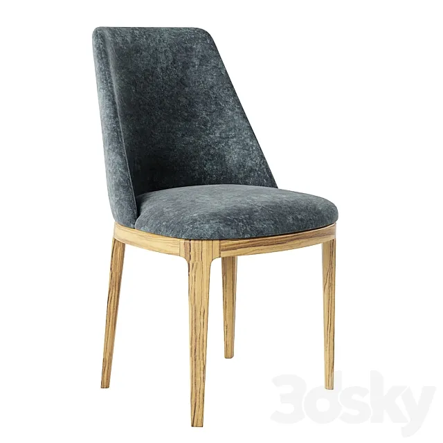 GINGER PANA JAGUAR GRAY CHAIR 3D Model