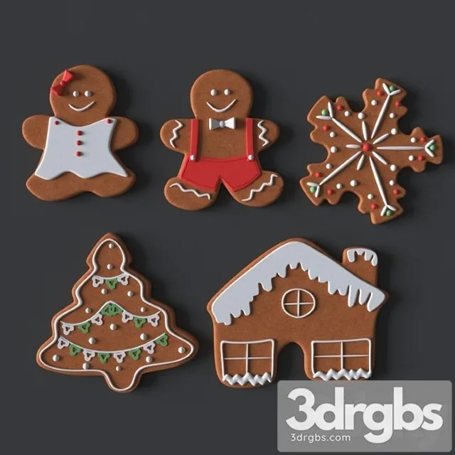 Gingerbread 3D Model Free