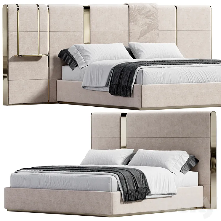 GINKO Bed By Bizzotto Italia 3D Model Free Download
