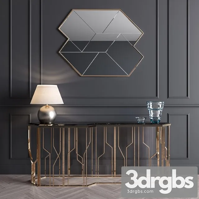Ginza longhi console - vray material 2 3D Model Free