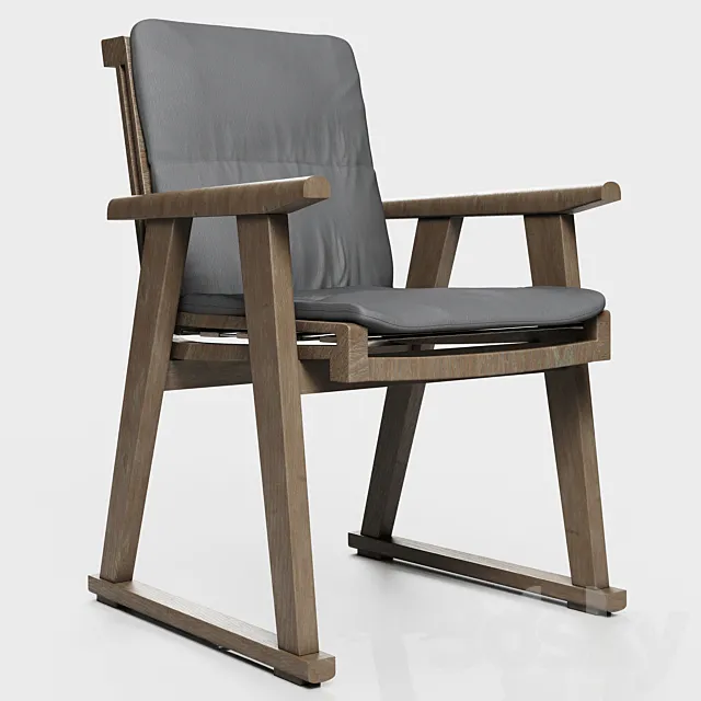 Gio outdoor chair - B&B italia 3D Model