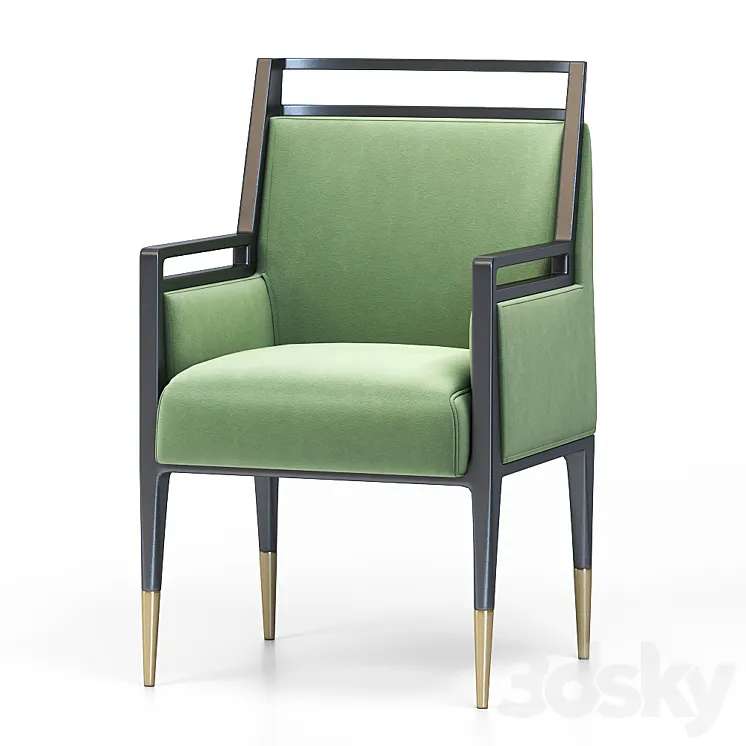 gio ponti armchair 1950 3D Model Free