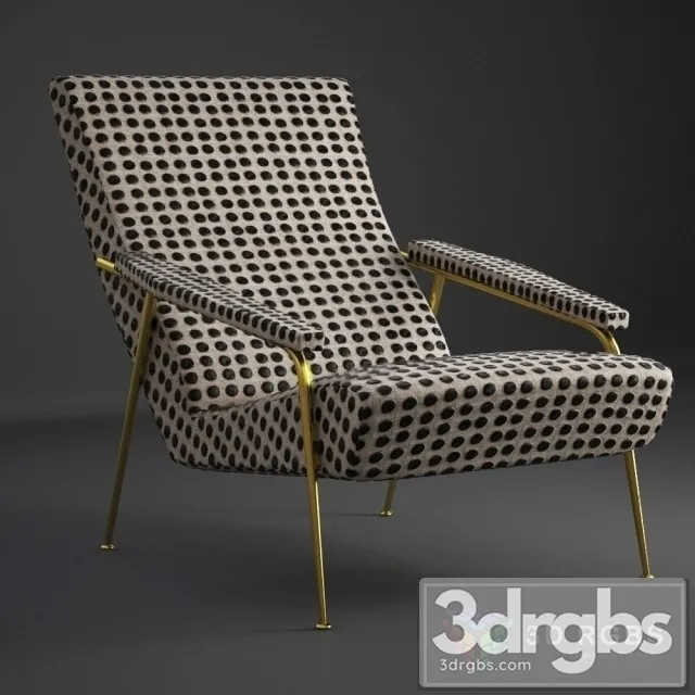 Gio Ponti Armchair 3D Model Free