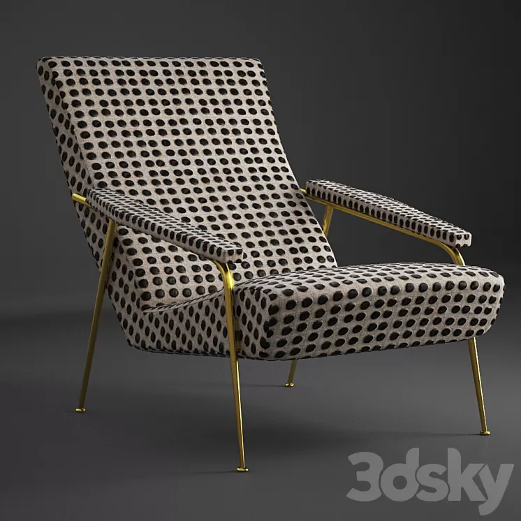 Gio Ponti Armchair 3D Model