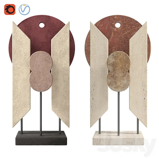 Giobagnara Tabou Sculpture # 2 3D Model