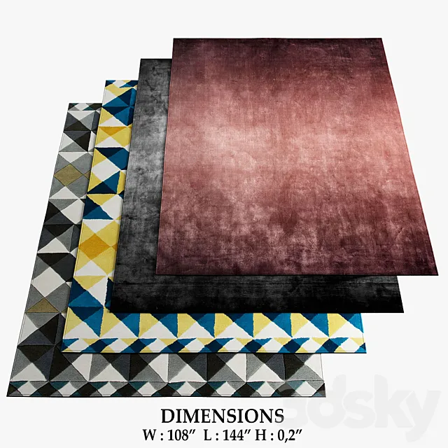 GIOPAGANI and GAN Rugs_489 3D Model