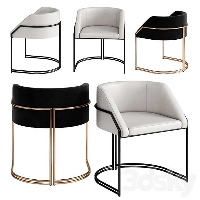 GIOPAGANI chair DEJA VU 3D Model