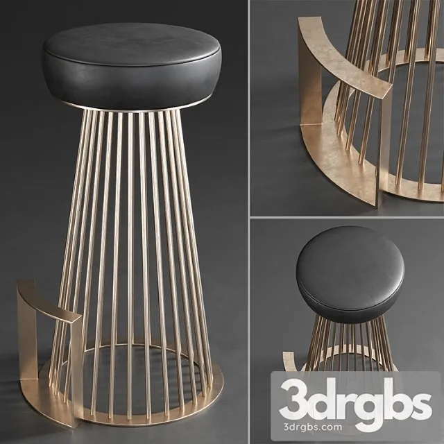 Giopagani rendez-vous high stool 2 3D Model Free