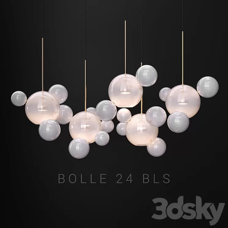 Giopato & Coombes Bolle 24 Bubble 2 Frost/gold 3D Model