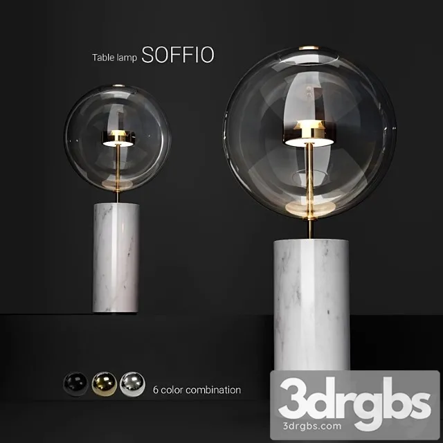 Giopato & coombes bolle soffio table lamp 3D Model Free