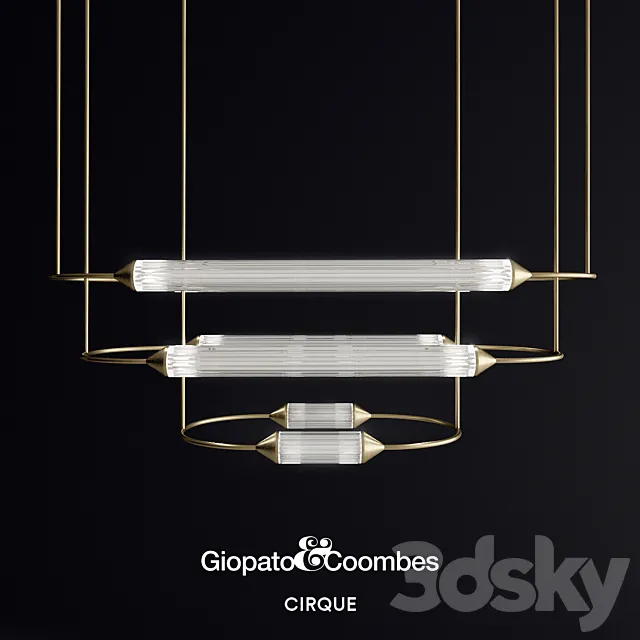Giopato & Coombes Cirque Chandelier 3D Model