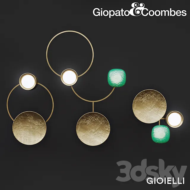 Giopato & Coombes Gioielli light collection 1 3D Model