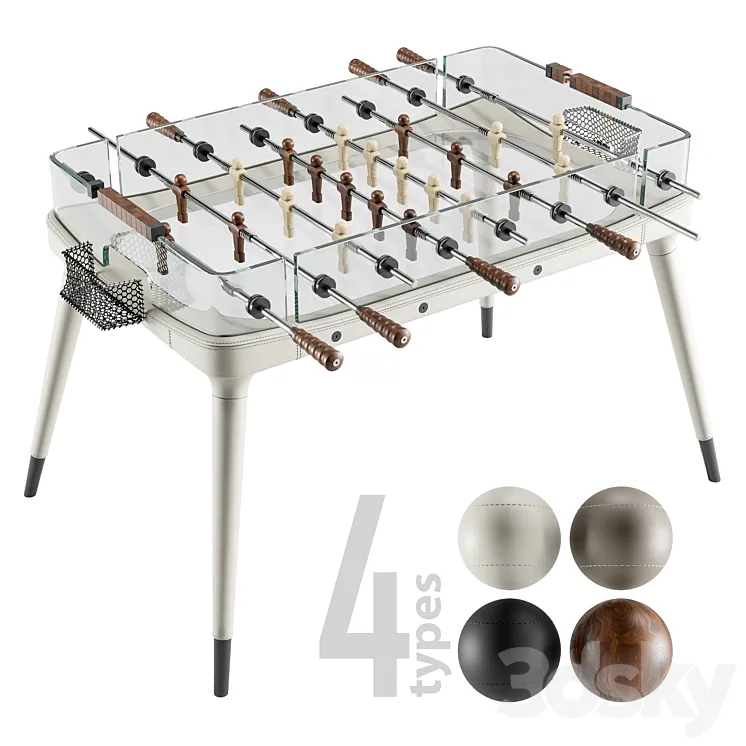 Giorgetti 90° Minuto Table Football 3D Model Free