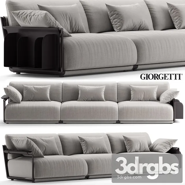 Giorgetti Adam Sofa 01 3D Model Download
