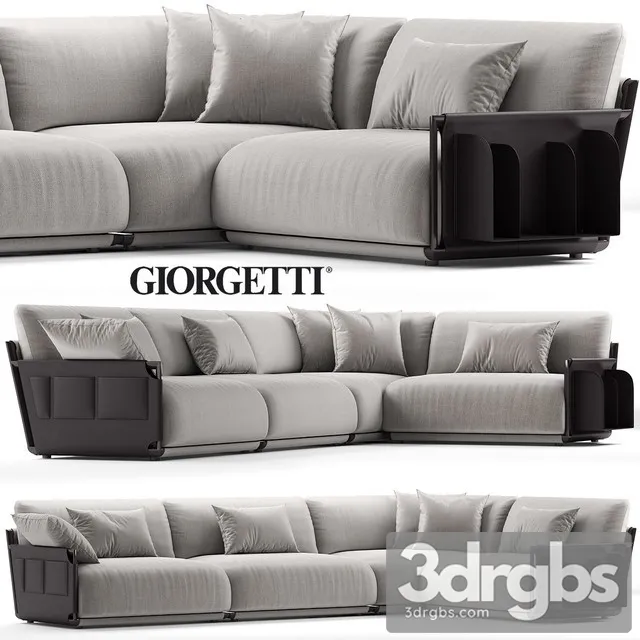 Giorgetti Adam Sofa 3D Model Download