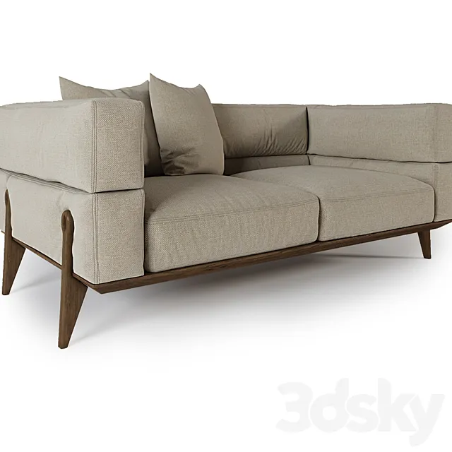 Giorgetti Ago sofa 3D Model