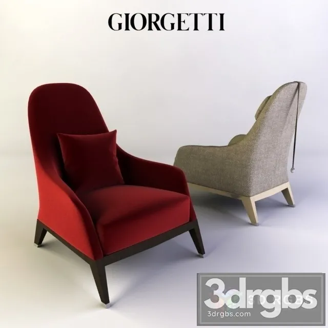 Giorgetti Armchair 3D Model Free