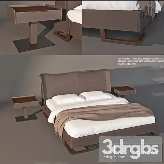 Giorgetti Corium Bed 3D Model Free