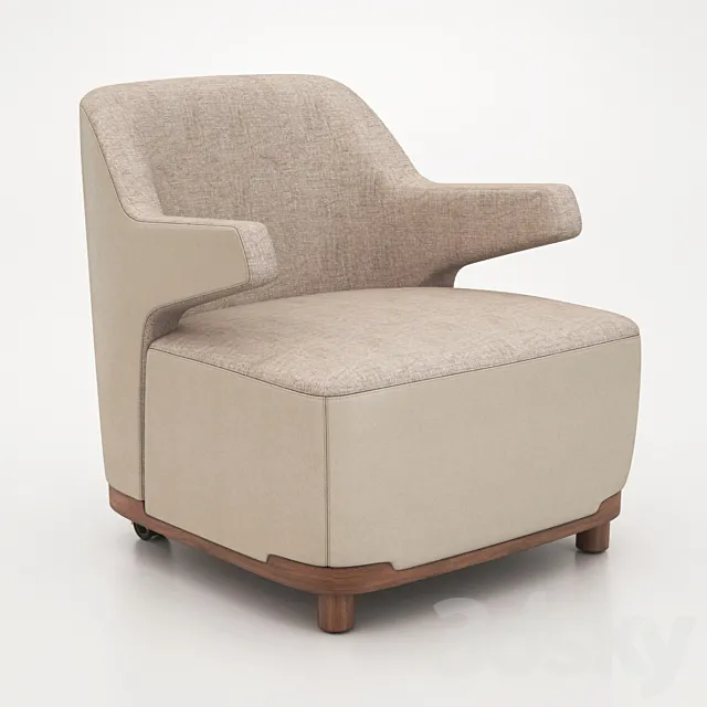 Giorgetti - Cozy armchair 3D Model