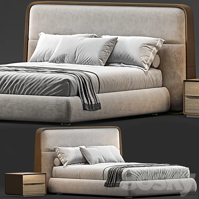 Giorgetti frame bed _ 59201 3DModel