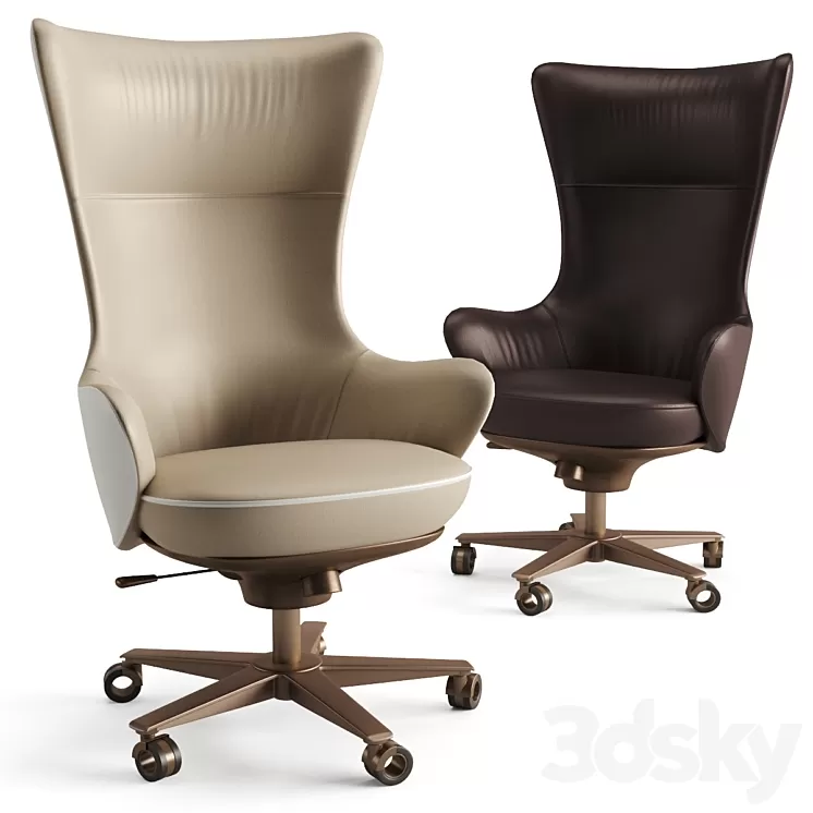Giorgetti genius office chair 3D Model