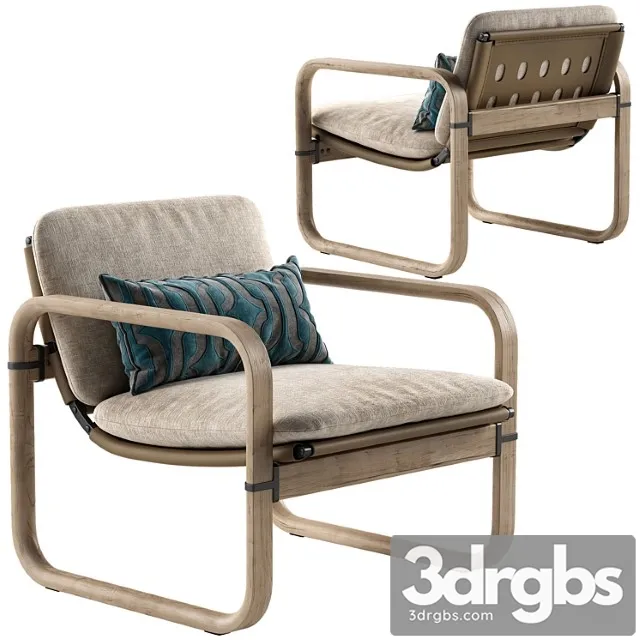 Giorgetti loop armchair 3D Model Free