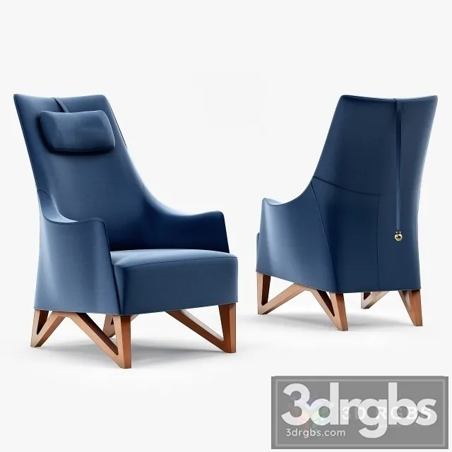 Giorgetti Mobius Armchair 3D Model Free
