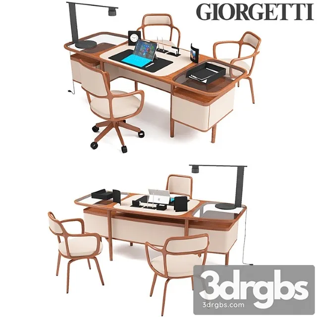 Giorgetti Mogul and Baron Set 3D Model Free